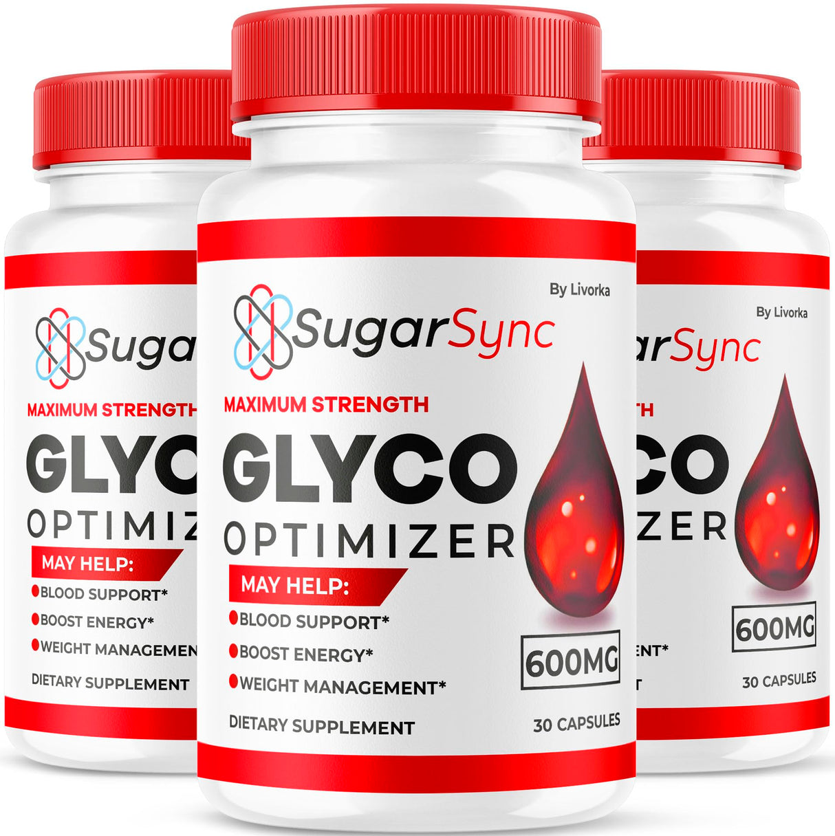 LIVORKA (3 Pack) Sugar Sync Glyco Optimizer, Sugar Sync Glyco, SugarSync, SugarSync Glyco Optimizer, SugarSync Glyco, Sugar Sync Glyco Optimiser, Sugar Sync Glyco Optimizer Reviews, 90 Capsules
