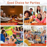 Warming Mat for Food, Electric Warming Tray, Silicone Food Warming Mat with 7 Temperature Levels & 1-4H Timer, Auto Shut-Off, Rollable & Portable, 23.62"*14.96" Food Warmers for Parties, Buffet, Gray