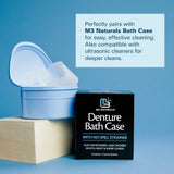 Retainer Cleanser Tablets Invisalign Cleaner FSA HSA Approved Remove Odors Discoloration Stains and Plaque 4 Month Supply Denture Cleansers Retainers Mouth Guards Denture Bath Mint by M3 Naturals