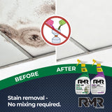 RMR Brands DIY Mold & Stain Remover Bundle, Complete Mold Killer & Mildew Prevention Kit, Disinfectant Spray, Includes 2-32 fluid ounce Bottles