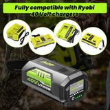 40v 8000mAh OP4026A Replacement for Ryobi 40V Battery 8.0Ah Compatible with Ryobi 40 Volt Battery Lithium OP4026A OP4015 OP4040 OP40201 OP4050A OP4015 OP40261 OP4030 OP40401 Power Tools (1Pack)