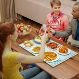 Warming Mat for Food, Food Warming Mat,Electric Warming Tray for Buffets, Fast Heating Silicone Food Warming Mat for for Countertop Parties Home Travel Gatherings Blue