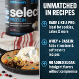 PEScience Select Protein Powder, Whey and Casein Blend, Clean Protein Powder for Women and Men, Low Calorie, Low Carb, Keto Friendly, Gluten Free, Frosted Sugar Cookie, 55 Servings