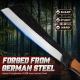 Freelander Japanese Machete with Wood Sheath for Yard Work, Gifts for Men