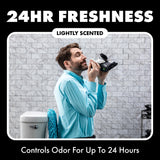 DUDE Wipes - Flushable Wipes for Adults - 6 Pack, 288 Wipes - Odor Destroyer XL Adult Wet Wipes - Deodorizing with Clean Scent - Up to 24 Hours of Odor-Destroying Technology