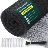 FEED GARDEN Deer Netting Deer Fence Netting, 7 x 200 Feet for Garden Protection Reusable Protective for Plants Fruit Trees Vegetables Against Birds and Other Animal