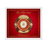 Official 2025 White House Christmas Ornament – Honors 150 Years of White House State Dinners, 24k Gold-Finished Brass, Includes Ribbon & Booklet, Collectible Gift in Keepsake Box, Made in USA