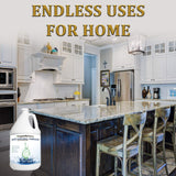 OrganicMatters Vinegar 30% Organic Industrial Cleaning Agent Concentrate, Pure Non-GMO Kosher All-Purpose Home & Garden Vinegar, Eco-Friendly (128 oz Gallon Refill)