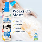 Miss Mouth's Messy Eater Stain Treater Spray - 4oz 3 Pack Stain Remover - Newborn & Baby Essentials - No Dry Cleaning Food, Grease, Coffee Off Laundry, Underwear, Fabric