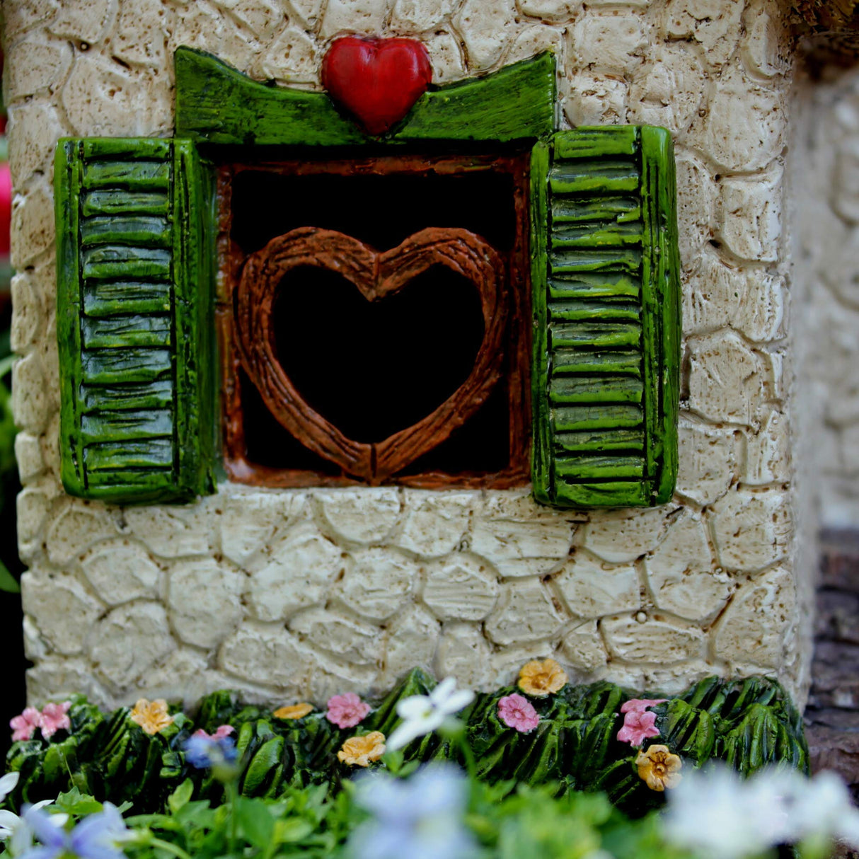 PRETMANNS Fairy Garden Houses for Outside – 7 Inch Fairy House with Opening Door – Miniature Fairy Garden Accessories Outdoor for Adults – Durable Fairy Village Décor