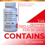 Hallusa Natural Hallosmine Ultra Diosmin 500mg & Hesperidin 150mg – Heavy Legs, Swelling & Vein - Blood Circulation Supplements, 60 Caps