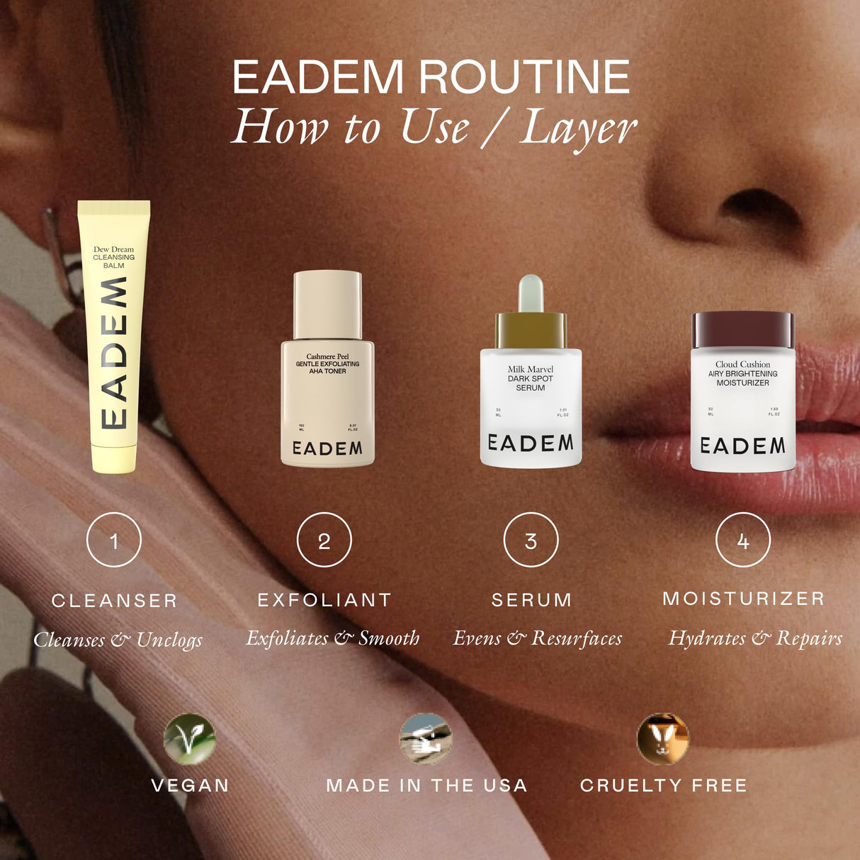 EADEM Milk Marvel Dark Spot Serum, Vitamin C Face Serum Infused with Niacinamide, Dark Spot Remover for Face & Body, Dark Spot Corrector for Skin Care, 1 oz