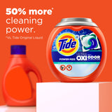 Tide Ultra OXI Power PODS with Odor Eliminators Laundry Detergent Pacs, 48 Count, For Visible and Invisible Dirt
