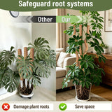 3-in-1 Moss Pole, Bendable 30IN Monstera Plant Support for Indoor-2 Pack