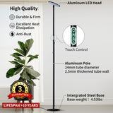 chiphy 85" Tall Grow Light for Large Indoor Plants, 60W Full Spectrum Plant Light with 4/8/12H Timer & Remote, 10-Level Dimmable, Height Adjustable, Ideal for Large Tall Plants & Indoor Trees