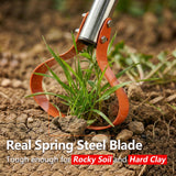 CKLT 63-Inch Weed Remover Tool with 15° Sharp Spring Steel Blade