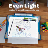 Crayola Light Up Tracing Pad - Blue, Drawing & Tracing Projector for Kids, Holiday & Christmas Gifts for Girls & Boys, Sketching Light Box Table, Toys for Kids, Ages 6+