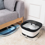 HOSPAN Collapsible Foot Spa, Foot Bath Massager with Heat, Bubble & Massage