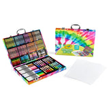 Crayola Inspiration Art Case Coloring Set - Tie-Dye (140ct), Art Supplies Set For Kids, Travel Drawing Kit, Holiday & Christmas Gift for Girls & Boys, Ages 5+ [Amazon Exclusive]