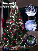 3 Pack Fairy Lights Battery Operated with Remote Control Timer, 26 FT 80 LED String Lights Outdoor Indoor, 8 Mode Twinkle Lights for Christmas Party Wedding Birthday Bedroom Décor (Cool White)