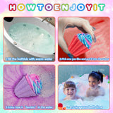 Bath Bombs for Kids with Surprise Unicorn Inside, 20 Kids Bath Bombs Gift Set, Handmade Bubble Bath Fizzes Bomb for Chrildren Birthday Christmas and Party Favor Christmas Gifts Set for Girls