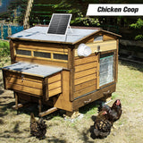 blessny Solar Powered Exhaust fan, 25W Solar Panel + 8" Ventilation Vent Fan for Outside Greenhouse, Chicken Coop, Shed, Pet House