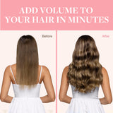 GOO GOO Clip in Hair Extensions Real Human Hair, Remy Human Hair Extensions Clip ins for Women, Natural Human Hair, 20inch 120g 7Pcs, 4/27/4 Balayage Chocolate Brown to Caramel Blonde