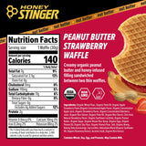 Honey Stinger Organic Peanut Butter Energy Waffle Variety Pack, 6 Pack Each of Peanut Butter, PB Chocolate and PB Strawberry, Nutritious Stroopwafel Snack for Exercise, Endurance and Performance