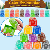 Learning Toys for Toddlers 1 2 3 Year Old Toddlers, 20Pcs Safari Animal Toys, Finger Puppets, Montessori Counting, Matching & Sorting, Christmas Birthday Gifts for Baby Boys Girls Age 12-18 Months