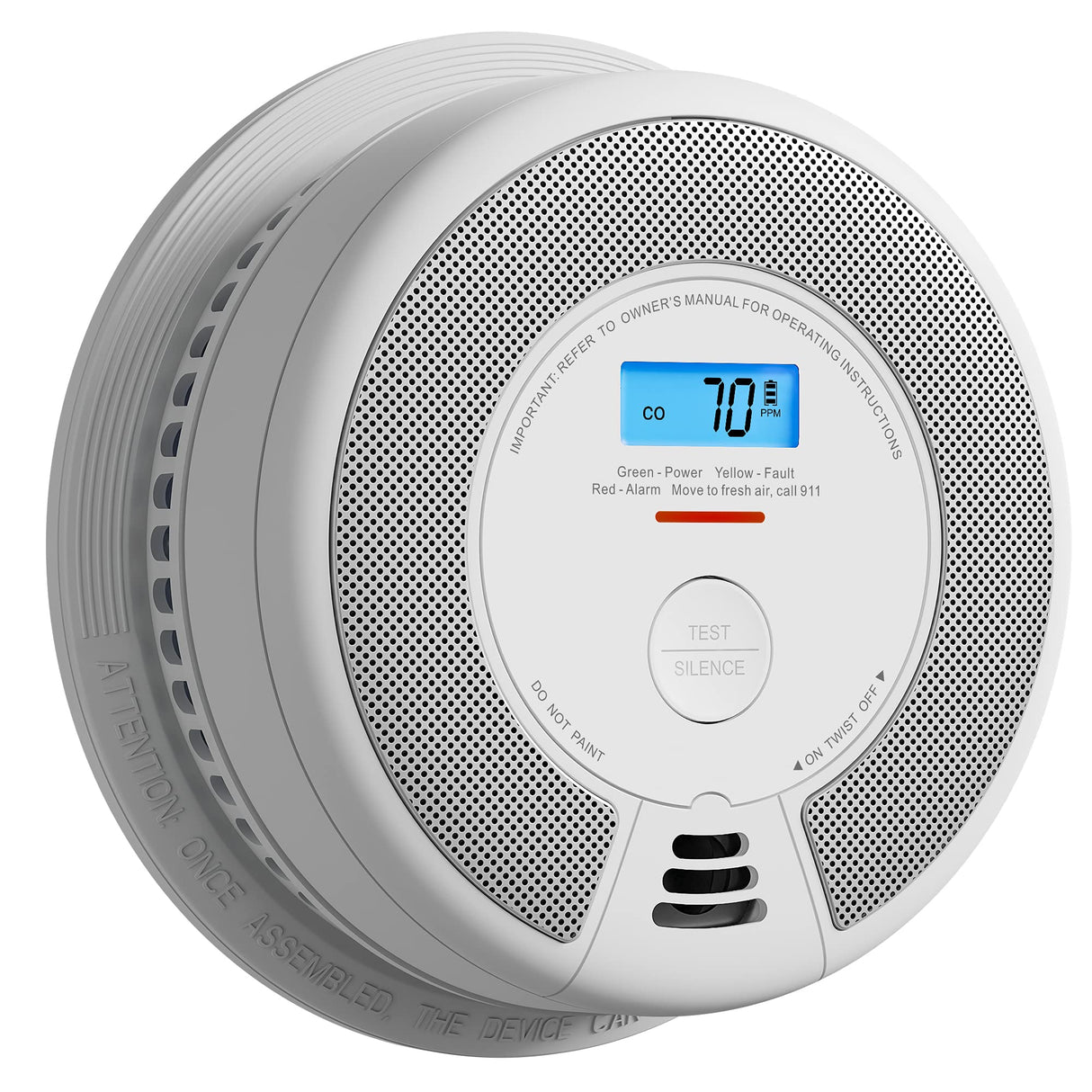 X-Sense Smoke Detector Carbon Monoxide Detector Combo, SC07, 1-Pack