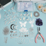 WASTROYAL 10 Sets DIY Suncatchers 420pcs Sun Catchers Making Supplies Kit Crafts for Adults Hanging Prism Sun Catcher with Crystals for Indoor Window Home Wedding Garden Spring Decor (Hummingbird)