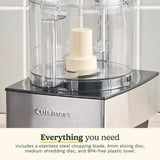 Cuisinart Food Processor, 14-Cup Vegetable Food Chopper for Mincing, Dicing, Shredding, Puree & Kneading Dough, 720-Watt Motor, Stainless Steel, DFP-14BCNY