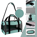 Cat Carrying Case - Pet Carrier, Up to 30Lbs Soft Sided Protable and Breathabl Pet Travel Carrier, Pet Travel Carrier Removable Fleece Pad, Collapsible for Large Cats Small Dogs(X-Large, Green)