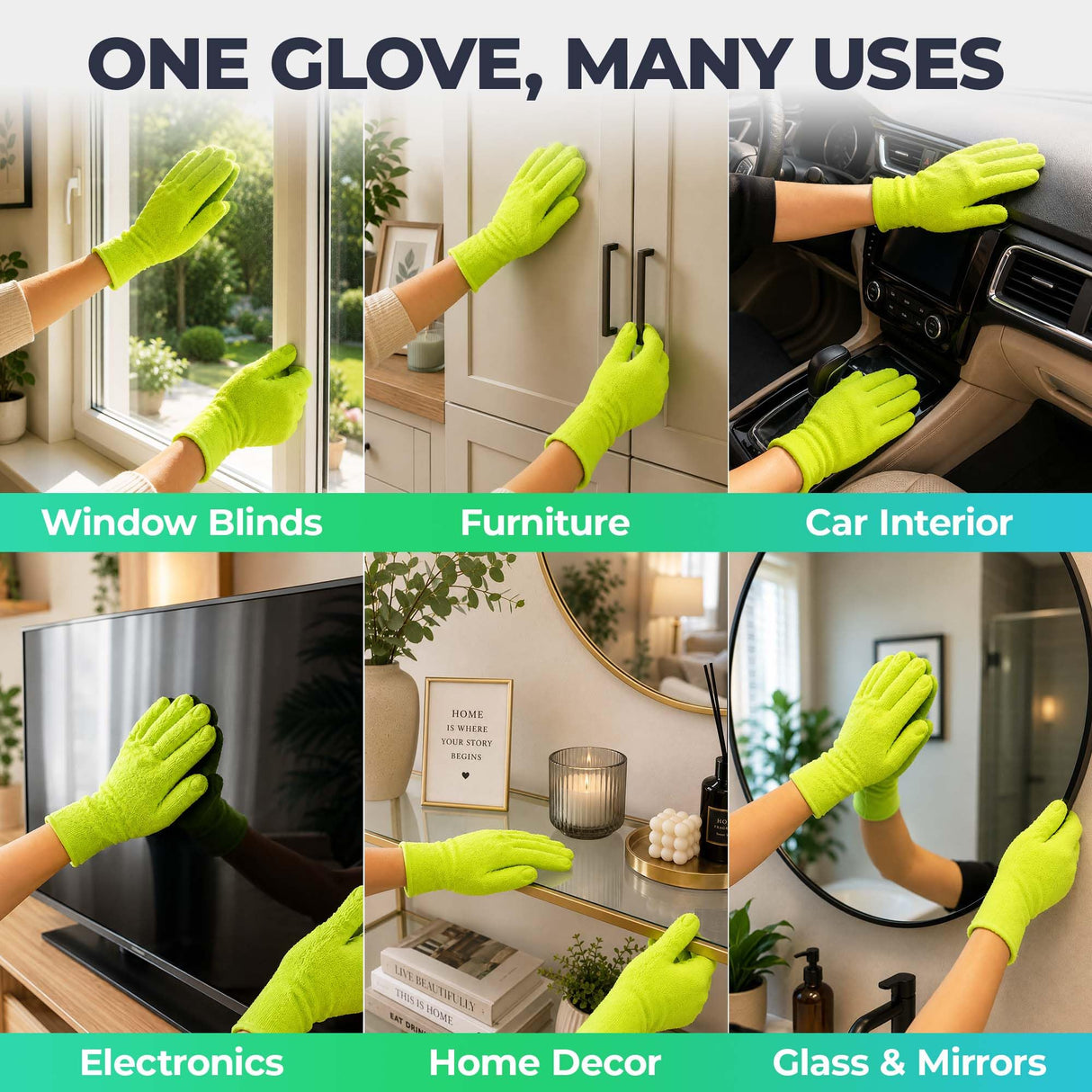Flora Microfiber Dusting Gloves for Houseplants –Save Your Plants from Hidden Killers–Ultra-Gentle Microfiber (2)