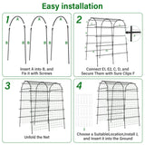 Toriexon Garden Arch Trellis for Climbing Plants