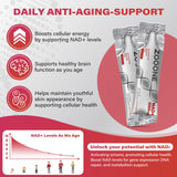 zooone- NAD+ Supplement 30pcs, Premium Nicotinamide Riboside & Resveratrol, DNA Repair & Healthy Aging， Advanced NAD Supplement for Men & Women, Boosts Cellular Energy