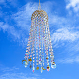 YU FENG Crystal Suncatcher Wind Chimes Window Hanging Rainbow Maker