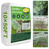 NONMON Garden Netting 10 x 50FT Ultra Fine Mesh Netting Insect Netting