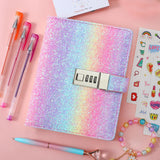 JIALILI Diary with Lock for Girls, Password Locked Journals for Teen Girls, Secret Diary Gifts for 9 10 11 12 Year Old Girls, Kids Journals Set for Ages 8-12 Teenage