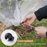 Mesh Plant Cover 3PCS,Garden Netting Mesh Outdoor,Netting for Tomato Plants,Garden Bug Netting Plant Cover,Bird Netting for Garden,Fruit Tree Netting (3.2 x 4.9 ft)