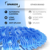 Urinal Screen Deodorizer (36 Pack) - Urinal Cakes - Fresh 3d Wave Anti-Splash - Odor Protection for Toilets in Bathroom Office Stadiums Schools with Free Gloves - 12pcs Blue 12pcs Lemon and Orange