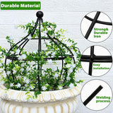 GOOOXIM Metal Garden Obelisk Trellis - 12"x18" Support for Climbing Plants