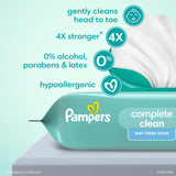 Pampers Complete Clean Baby Wipes - Fresh Scent 12X 864 Count
