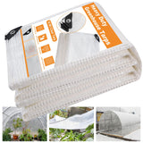 16 Mil Greenhouse Cover,Clear Plastic Tarps Heavy Duty Waterproof 12X16FT,UV Resistant Poly Clear Tarps with Grommets, Greenhouse Heavy Duty Tarp for Gardening, Farming, Nursery, Garden