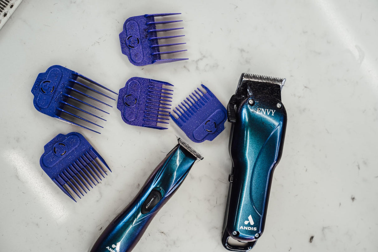 Andis 560980 Limited Edition Galaxy Envy Li Cordless Clipper & Slimline Pro Cordless Beard Trimmer Combo Hair Cutting Kit