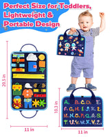 Gojmzo Busy Board Montessori Toys for Toddler Boy Girl Gifts Busy Book
