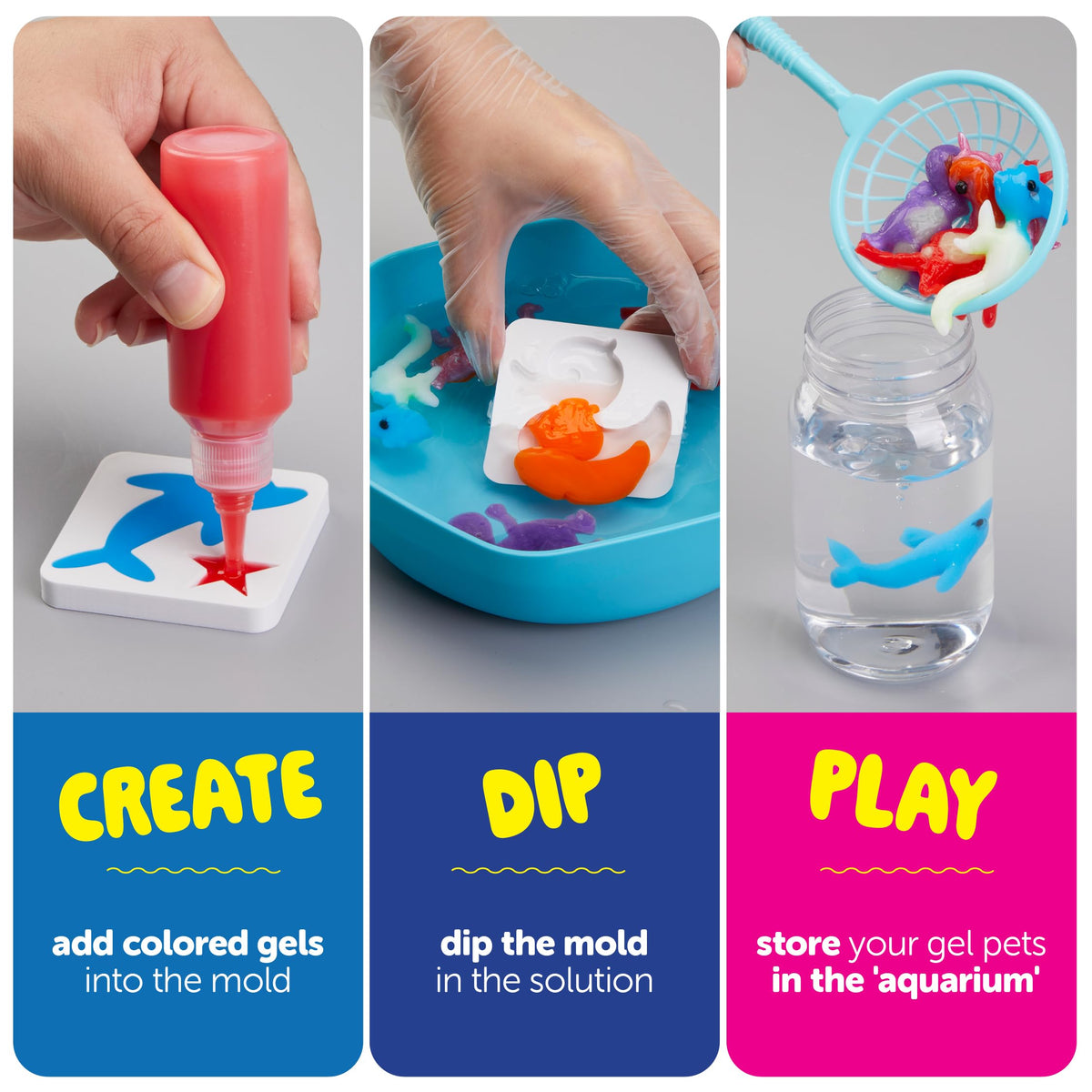 Dan&Darci Magic Gel Water Pets Kit - Birthday Gifts - Squishy Maker