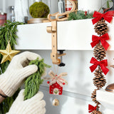 Stocking Hangers for Mantle,2 in 1 Adjustable Christmas Stocking Holder