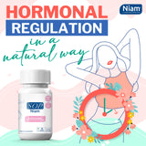 PCOS SOP Niam | D-Chiro Inositol Supplement - 500mg | Folic Acid, Vitamin B6, B12, D3 & Biotin | Polycystic Ovary Syndrome | Hormonal Balance | 30 Capsules
