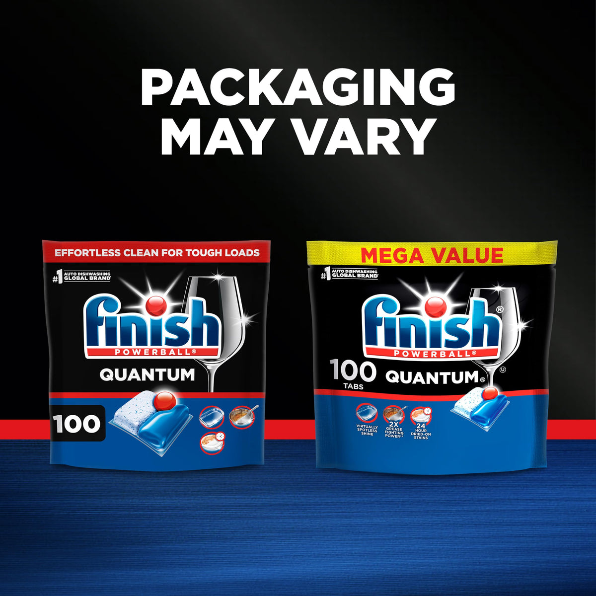 Finish Quantum Dishwasher Pods, Dish Detergent, Fresh Scent, 100ct
